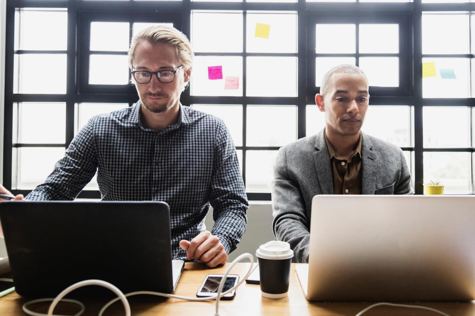 Business meeting discussing financial strategies